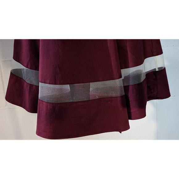 Gardenwed Fit Flare Dress V Neck Sleeveless Cap Sleeve A Line Retro Style Small - Picture 4 of 6